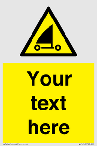 Custom Warning sand yachting